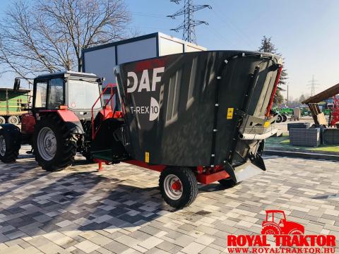 DAFF T-REX 10 takarmánykeverő és kiosztókocsi DAFF T-REX 10 takarmánykeverő és kiosztókocsi