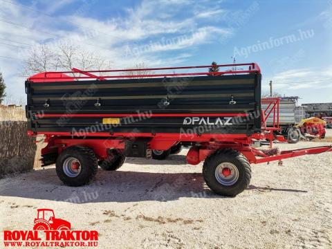 Palaz 8 tonnás, kéttengelyes pótkocsi Palaz 8 tonnás, kéttengelyes pótkocsi