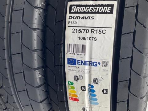 ÚJ kisteherautó BRIDGESTONE DURAVIS 215/70R15C R660 nyári gumi ÚJ kisteherautó BRIDGESTONE DURAVIS 215/70R15C R660 nyári gumi