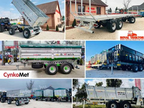 CYNKOMET PÓTKOCSIK/SZERVESTRÁGYSZÓRÓK/BÁLASZÁLLÍTÓ CYNKOMET PÓTKOCSIK/SZERVESTRÁGYSZÓRÓK/BÁLASZÁLLÍTÓ