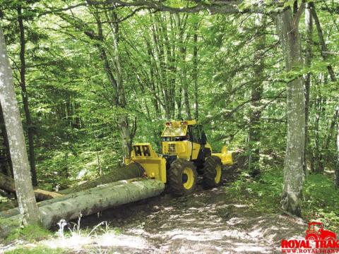 HITTNER EcoTrac 140 VD erdészeti traktor HITTNER EcoTrac 140 VD erdészeti traktor