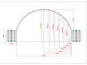 12x12 Duplavas Konténer sátor/ Konténer fedés/ Konténer tető - 40 lábas konténerre