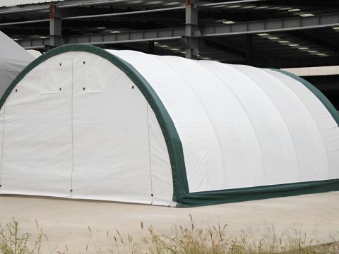 6m széles félköríves raktársátor / ponyvasátor / csarnoksátor / mezőgazdasági tárolósátor 6m széles félköríves raktársátor / ponyvasátor / csarnoksátor / mezőgazdasági tárolósátor