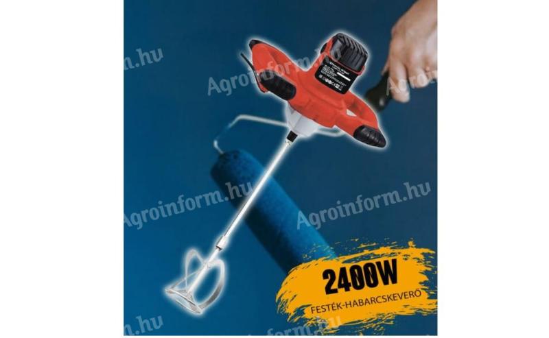 Habarcskeverő Festékkeverő 2400w * Welnek Tools VK-002400 Elektromos Festék Habarcs keverő