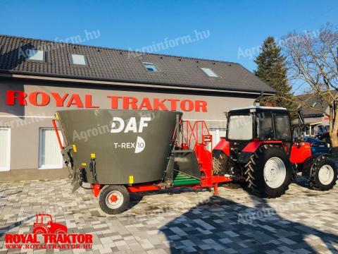 DAF T-REX 10 takarmánykeverő és kiosztókocsi DAF T-REX 10 takarmánykeverő és kiosztókocsi