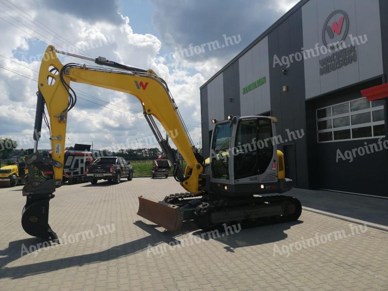 Wacker Neuson ET90 árokásó,  kotrógép