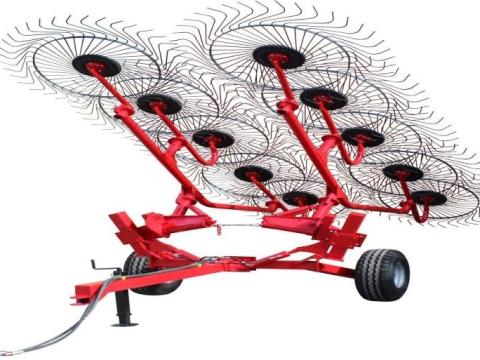 OTKT V10 csillagkerekes vontatott rendsodró OTKT V10 csillagkerekes vontatott rendsodró