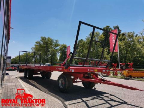 METAL-FACH / METALFACH T009/1 11,4 T bálaszállító pótkocsi RAKTÁRKÉSZLETRŐL METAL-FACH / METALFACH T009/1 11,4 T bálaszállító pótkocsi RAKTÁRKÉSZLETRŐL