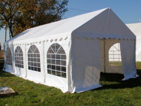 4 X 8 MÉTERES ALAP MINŐSÉGŰ PARTYSÁTOR (FEHÉR) 4 X 8 MÉTERES ALAP MINŐSÉGŰ PARTYSÁTOR (FEHÉR)