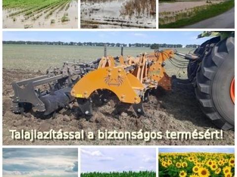 Hogy jó legyen a talaj vizháztartása,  használjon Moro Aratri Spider 5M250 középmélylazítót Hogy jó legyen a talaj vizháztartása,  használjon Moro Aratri Spider 5M250 középmélylazítót