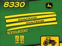 Utángyártott John Deere 8330 matrica (levonó,  decal,  Aufkleber)