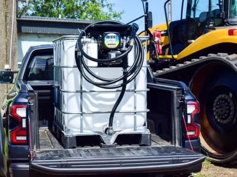 IBC-tartály 600 liter + DT-Standard 230V kimérőszerkezet IBC-tartály 600 liter + DT-Standard 230V kimérőszerkezet