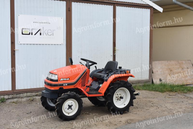 Kubota A14D japán kistraktor 14 Le,  4WD