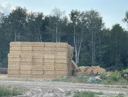 Nagykocka és körbálás búza,  árpaszalma eladó