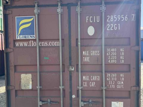 20 lábas DC használt raktárkonténer eladó