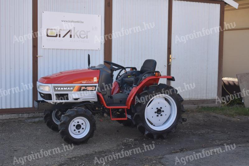 Yanmar F180D japán kistraktor 18 Le,  4WD