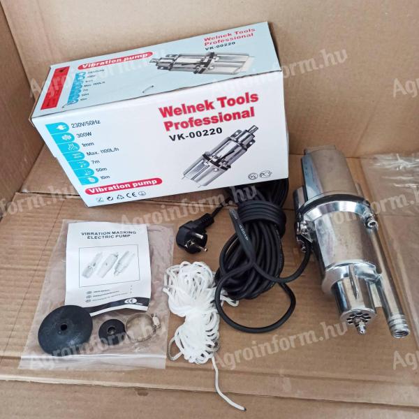 Merülő Búvárszivattyú 300W Membrános Szivattyú * Welnek Tools VK-00220 * Tisztavíz szivatt