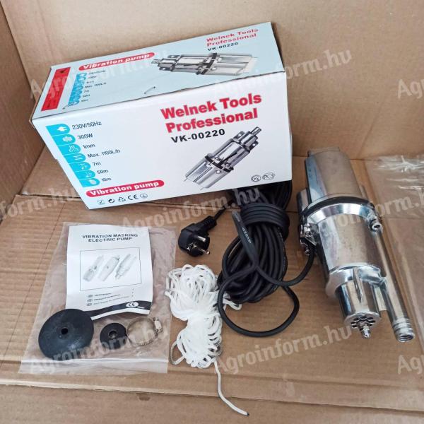 Merülő Búvárszivattyú 300W Membrános Szivattyú - Welnek Tools VK-00220 - Tisztavíz Szivattyú