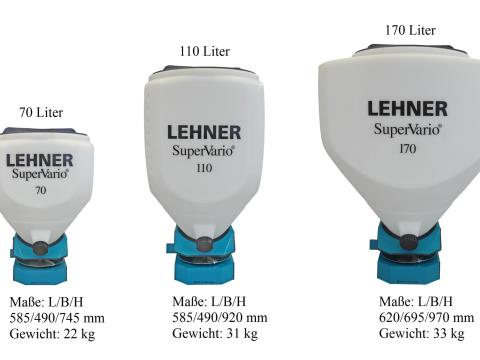 LEHNER SuperVario 12V-os röpitőtárcsás vetőgép LEHNER SuperVario 12V-os röpitőtárcsás vetőgép