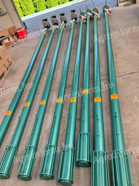 Terményszállító csiga 114/6 méter 220V