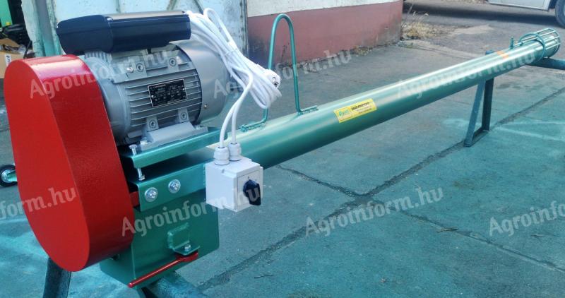 Terményszállító csiga 114/3 méter 220V