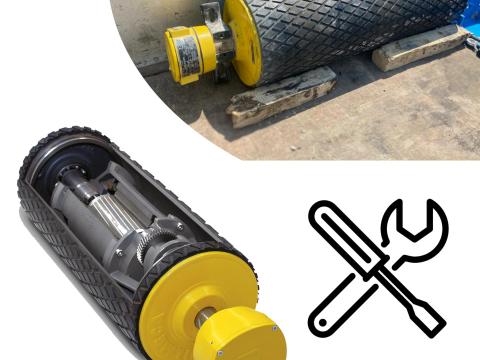 Rulmeca,  Interrol dobmotor,  futószalag motor országos javítása Rulmeca,  Interrol dobmotor,  futószalag motor országos javítása
