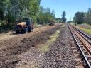 Cseje, bozótzúzó, mulcsozó, tuskómaró, rekultiváló gyökérmaró, Doppstadt Grizzly 52 + AHWI M700 gép
