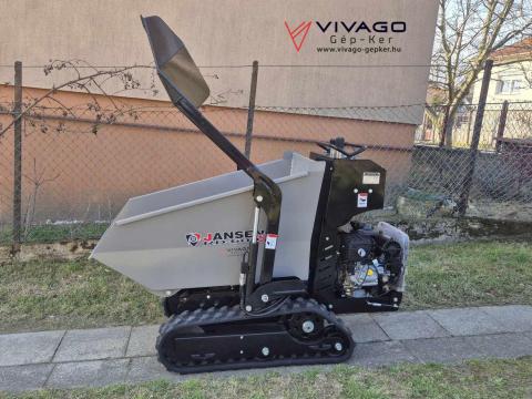 Önrakodó hernyótalpas minidömper - motoros talicska - Jansen RD-600S