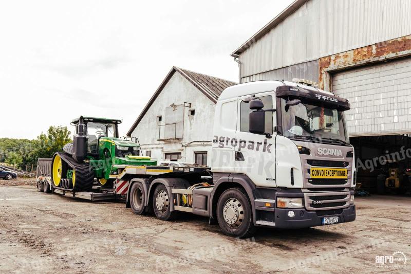 Gép és túlméretes szállítás országosan biztosítással! traktor,  kombájn,  munkagép 56 T -ig