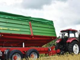 Új Pronar T683 (20 tonna össztömegű) tandem pótkocsi készletről