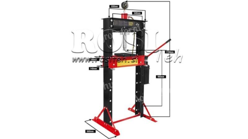 MÜHELY CSAPÁGY PRÉSEK 20/30 TON