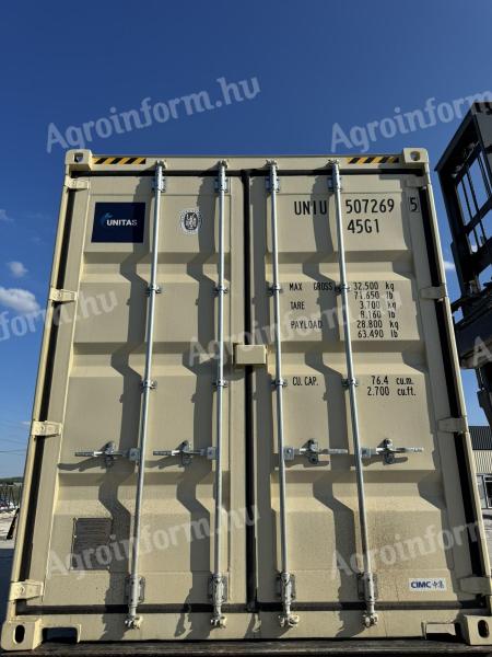 40'HC új / egyutas raktárkonténer