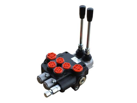 Hidraulika vezértömb 80 liter/perc,  2 karos Hidraulika vezértömb 80 liter/perc,  2 karos