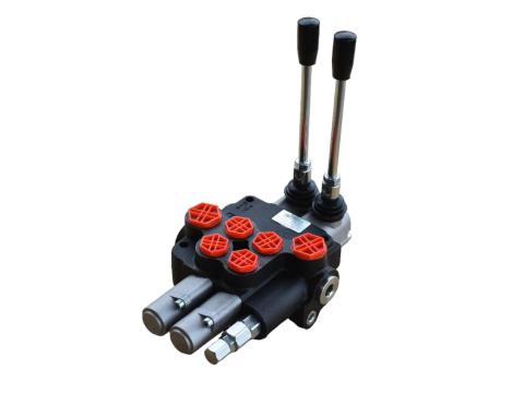 Hidraulika vezértömb 80 liter/perc,  2 karos + úszó állás Hidraulika vezértömb 80 liter/perc,  2 karos + úszó állás