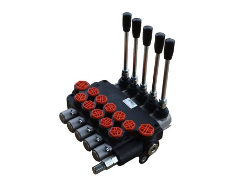 Hidraulika vezértömb 80 liter/perc,  5 karos Hidraulika vezértömb 80 liter/perc,  5 karos