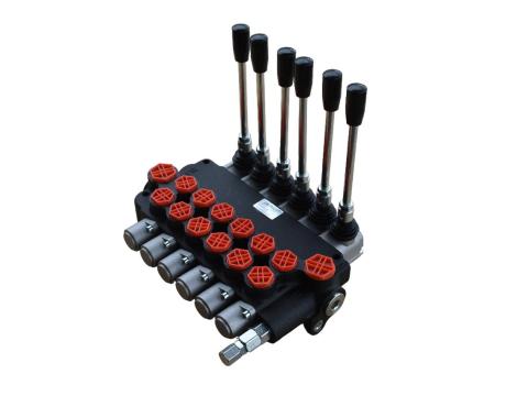 Hidraulika vezértömb 80 liter/perc 6 karos Hidraulika vezértömb 80 liter/perc 6 karos