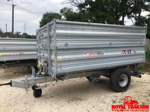 CYNKOMET 5,5 TONNÁS EGYTENGELYES MEZŐGAZDASÁGI PÓTKOCSI KÉSZLETRŐL KEDVEZŐ ÁRON CYNKOMET 5,5 TONNÁS EGYTENGELYES MEZŐGAZDASÁGI PÓTKOCSI KÉSZLETRŐL KEDVEZŐ ÁRON