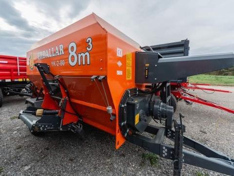 GÉPVÁSÁR -20% I ERDALLAR takarmánykeverő-kiosztó | 8m3 | 2 csiga