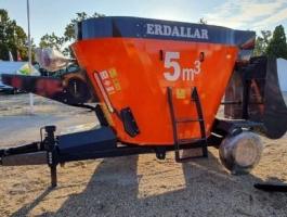 ERDALLAR takarmánykeverő és kiosztó | 5 m3 | vertikális