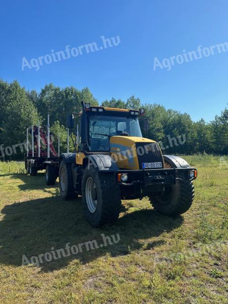 JCB Fastrac 3155 darus szerelvény eladó (erdészeti közelítő)