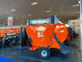 ERDALLAR takarmánykeverő és kiosztó | 8 m3 | vertikális