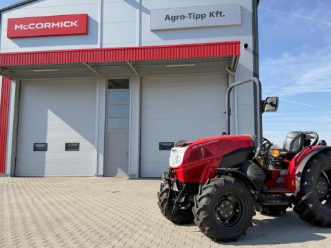 McCormick X2.055 ÚJ mászófokozatos fronthidraulikás olcsó kertészeti kis traktor eladó ÁTK és Kertészeti támogatásba illeszkedik