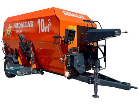 GÉPVÁSÁR -20% I ERDALLAR takarmánykeverő-kiosztó | 10 m3 | 2 csiga