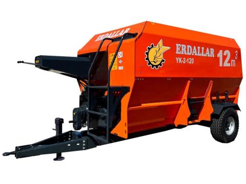 GÉPVÁSÁR -20% I ERDALLAR takarmánykeverő-kiosztó | 12 m3 | 2 csiga GÉPVÁSÁR -20% I ERDALLAR takarmánykeverő-kiosztó | 12 m3 | 2 csiga