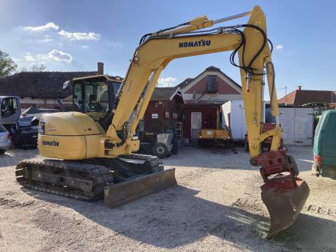 Komatsu PC80 8 tonnás kotrógép garantált 4.000 ü.ó. eladó Komatsu PC80 8 tonnás kotrógép garantált 4.000 ü.ó. eladó
