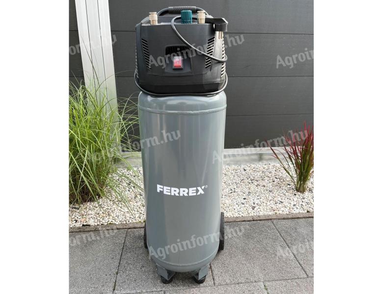 Kompresszor 50L,  10Bar,  1.5Kw,  Gondozásmentes * Ferrex DX50V * Száraz Kompresszor