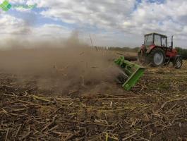 Szártörő, szárzúzó, aprítóhenger 6 méter, vontatott, vízzel tölthető, 1750/2020 kg, cirok, kukorica