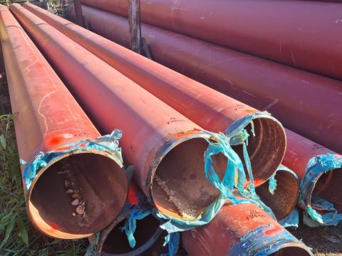 355, 6x10 acélcső,  elfekvő készlet (ÚJ) 12 m/szál,  NEM ÚJ ÁRON -42% kedvezménnyel