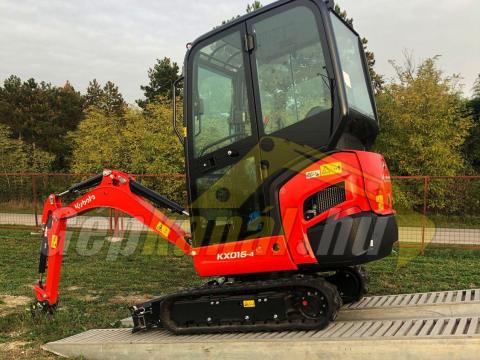Kubota KX016-4 minikotró,  kotrógép Kubota KX016-4 minikotró,  kotrógép