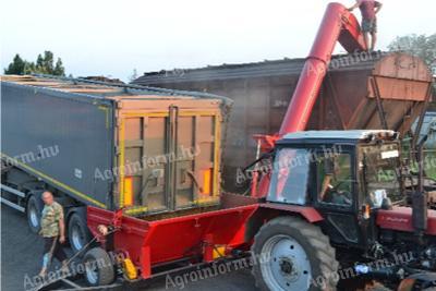 KOBZARENKO BNP-3 vagonrakó - traktor üzemeltetésű a KC BÉKÉS KFT-nél